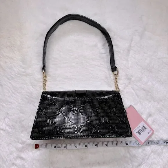 Juicy Couture Mini Shoulder Bag - Patent Black - Picture 2 of 5